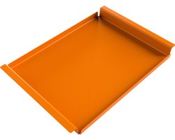 Steellish Dienblad Rechthoek - Tray - Aluminium - Oranje - 62×44×5 cm
