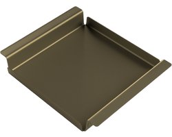 Steellish Dienblad Vierkant - Tray - Aluminium - Brons Goud - 34× 28×5