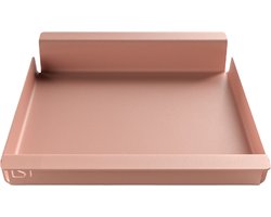 Steellish Dienblad Vierkant - Tray - Aluminium - Oud Roze - 34×28×5 cm