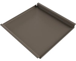 Steellish Dienblad Vierkant - Tray - Aluminium - Taupe - 70 x 70 cm