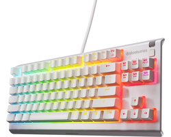 SteelSeries Apex 3 TKL - Wit - RGB Gaming Toetsenbord - US Qwerty - IP32 Waterbestendig