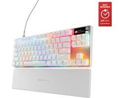 SteelSeries Apex Pro TKL Gen 3 Mechanisch Gaming Keyboard - Wit - US Layout - Rapid Tap