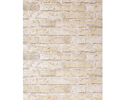 Steen behang EDEM 583-20 steen optiek met reliëfstructuur zand-beige