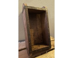 Steenmal enkel hout - Vintage - Outentiek - baksteen mal