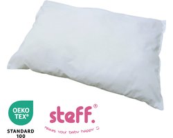 Steff - Kinderkussen - 40x60 cm - 100% katoen percal - OEKO-TEX label standard 100