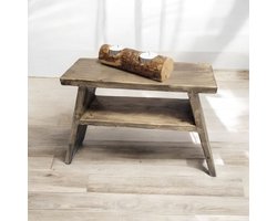 Steigerhout- Bijzettafel