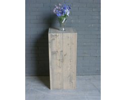 Steigerhout zuil / pilaar 22x22x70 cm