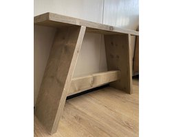 steigerhouten krukje - bankje - Oud Grijs - 70x19,5x47 cm