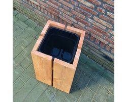 Steigerhouten Loungeset Flex 1+1+3+Hocker