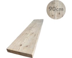 Steigerhouten plank 90cm - Steigerplank - Houten Wandplank - Industrieel - Steigerhout