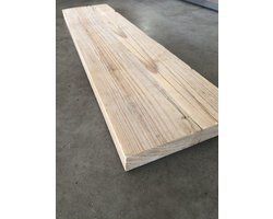 Steigerhouten plank, Steigerplank 85 cm (2x geschuurd) | Steigerhout Wandplank |Boeken plank , Steigerplanken | Landelijk | Industrieel | Loft | Hout |