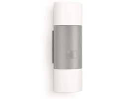 Steinel L910 LED Buitenlamp met sensor - uplight & downlight - zilver