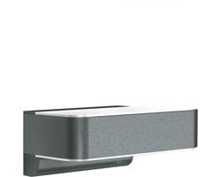 Steinel LED buitenlamp L 830 C Connect, slimme buitenwandlamp, app-bediening, dimbare buitenwandlamp, 3000 K warm wit, 9,1 W, antraciet