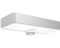 Steinel Solar Buitenlamp met Bewegingssensor XSolar SOL-O S - LED Wandlamp op zonne-energie - Zilver