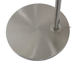 Steinhauer Booglamp Sparkled Light Grijs Zijde Wit
