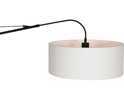 Steinhauer Gramineus - Wandlamp Eigentijds - Zwart - H:56cm  - E27 - Voor Binnen - Metaal - Wandlampen - Slaapkamer - Woonkamer