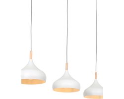 Steinhauer Hanglamp Mexlite Bjorn - wit
