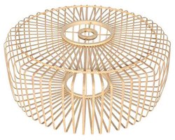 Steinhauer - plafonniere - Bloeba - naturel - bamboe metaal - Ø 40cm - E27 - 4146ZW