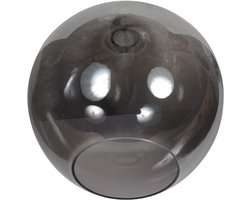 Steinhauer - plafonniere - Bloeba - zwart - glas metaal - Ø 30cm - E27 - 4376ZW