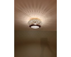 Steinhauer plafonniere Maze - naturel - metaal - 40 cm - E27 fitting - 3129BE