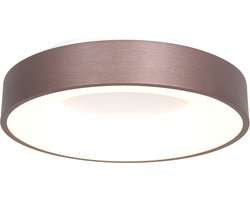 Steinhauer plafonniere Ringlede - brons - metaal - 30 cm - ingebouwde LED-module - 3086BR