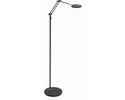 Steinhauer Vloerlamp Soleil Zwart met Verstelbare Arm