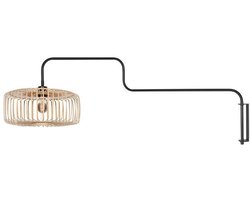 Steinhauer - wandlamp - Bloeba - naturel zwart - metaal zeegras - Ø 40cm - E27 - 4160ZW