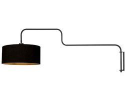 Steinhauer Wandlamp Bloeba zwart - 4172ZW
