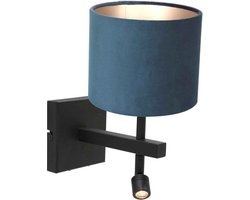 Steinhauer wandlamp Stang - zwart - metaal - 8208ZW
