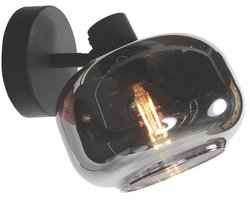 Steinhauer Zwarte plafondlamp Tenebris enkel - 4208ZW