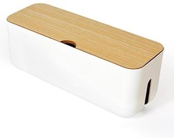 Stekkerdoos - Stekker Opbergdoos - Stekker Organizer - Anti Stof Stekkerdoos - Sterkers Opbergen - Woning - Wit