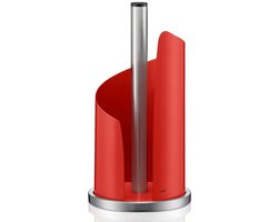 STELLA papieren handdoekhouder, van metaal, rood