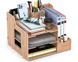 Stellar Bureau Organizer - Tijdschriften Houder - Documenten Houder - Rek Brieven - Kantoor - Bureau - Organizer Kantoor - voor Documenten A4-papier - Documentenbak