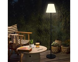 Stellar Vloerlamp - Vloerlamp op zonne-energie - Staande lamp - Staande lamp met lichtsensor - Vloerlampen - Lampen - Dimbaar, warm wit en RGB-batterij - draadloos - USB-oplaadbaar - Led-zonnelampen voor binnen - Waterdichte staande lamp voor
