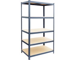 Stellingkast - 200x100x50 cm - 875 kg - antraciet