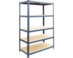 Stellingkast - 200x100x60 cm - 875 kg - antraciet