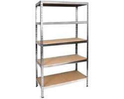 Stellingkast / Opbergkast / Opbergrek / 175 kg per plank / 180 x 90 x 40 cm / zonder schroeven te monteren