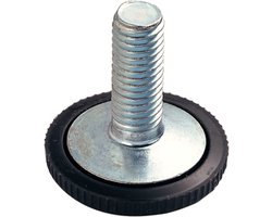 Stelpoot M8 x 22 mm metaal - 10 stuks - M8 stelvoeten voor diverse meubels - 200 kg draagkracht