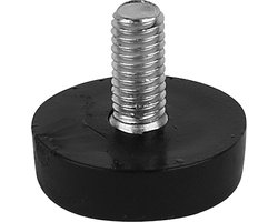 Stelpoten M6 x 20 mm metaal - 10 stuks - meubelpoten verstelbaar - M6 stelvoeten voor diverse meubels - 200 kg draagkracht