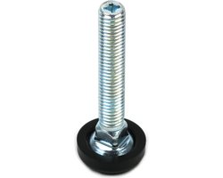 Stelpoten M8 x 50 mm metaal - 10 stuks - M8 stelvoeten voor diverse meubels - 200 kg draagkracht