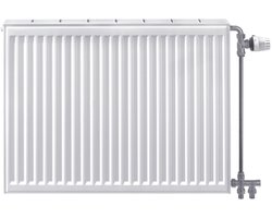 Stelrad Compact All In paneelradiator 30x200cm type 22 1964watt 4 aansluitingen Staal Wit glans