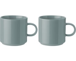 Stelton Bekers 2 stuks dustygreen