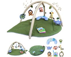 Stena Babygym - Speelkleed Baby met Boog - Jungle - 8 Speeltjes - Speelmat - Trendy Design - 0 tot 18 Maanden