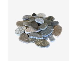 Stenen schijfjes om op te schilderen, Happy stones maken, 40 stuks 3-7 cm