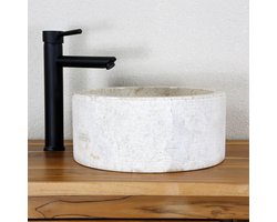 Stenen wastafel – Waskom – Steen Opzetwastafel – Marmer – Unieke