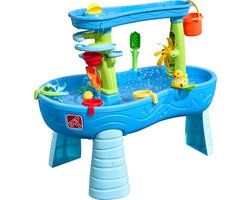 Step2 Double Showers Splash Watertafel - Incl. 11-delige accessoireset - - Waterspeelgoed voor kind - Activiteitentafel met water voor de tuin / buiten