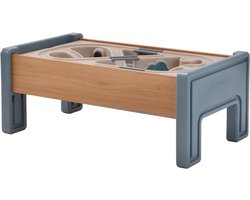 Step2 Harmony Activity Table Speeltafel – Oneindig veel speelopties – Met diverse opties, trein en brugdelen – Binnenspeelgoed voor kinderen - Lage activiteitentafel – Met opbergruimte