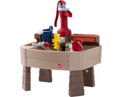 Step2 Pump & Splash Discovery Watertafel – Met waterpomp en 8 accessoires – Waterspeeltafel voor peuters – Buiten speelgoed vanaf 2 jaar – Activiteitentafel met water voor de tuin / buiten