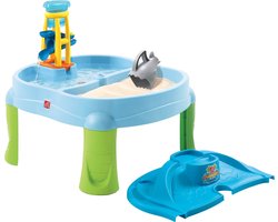 Step2 Splash & Scoop Bay Zand & Watertafel - Met Deksel en 5 accessoires - Waterspeelgoed voor kinderen - Activiteitentafel - Zandtafel voor de tuin / buiten