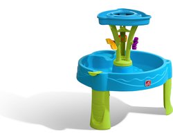 Step2 Summer Showers Splash Watertafel - Met 8 accessoires - Waterspeelgoed voor kind - Activiteitentafel met water voor de tuin / buiten